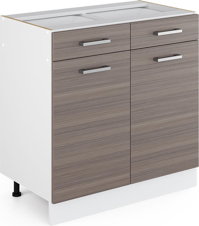 Vicco R-Line Keukenonderkast – 80 cm zonder werkblad Edel grijs