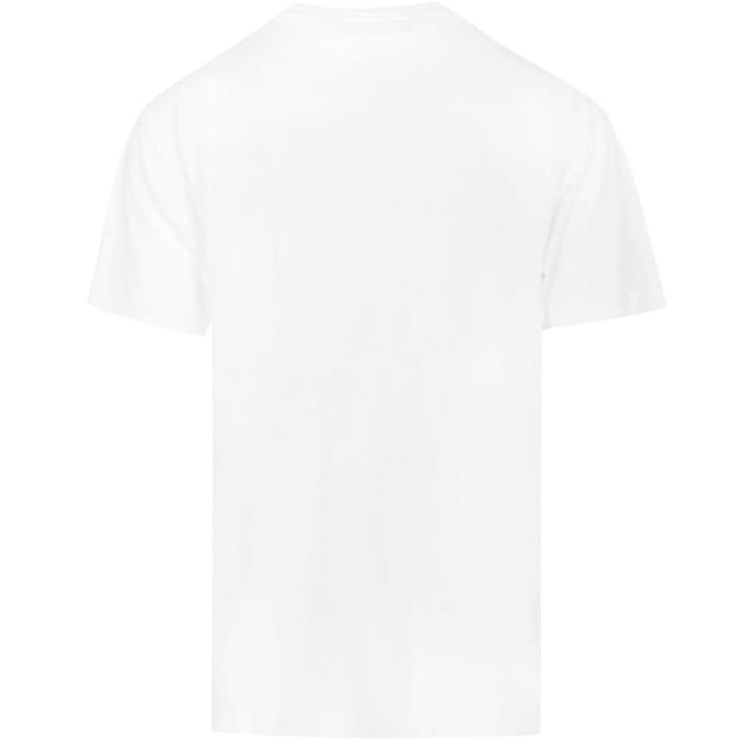 Palm Angels Heren Classic Leaf Logo T-Shirt (Wit/Geel)