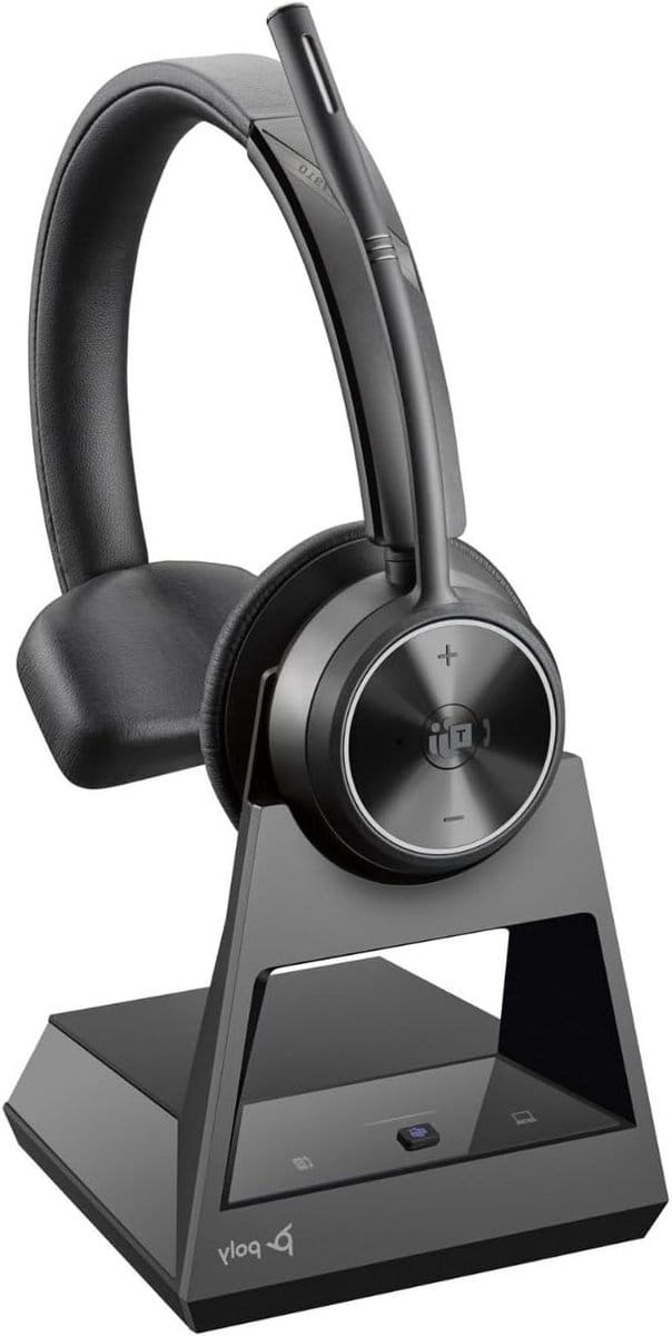 Draadloze Headset - Professionele Oortelefoon - Heldere Gesprekken - DECT Technologie - Monaural - Zwart