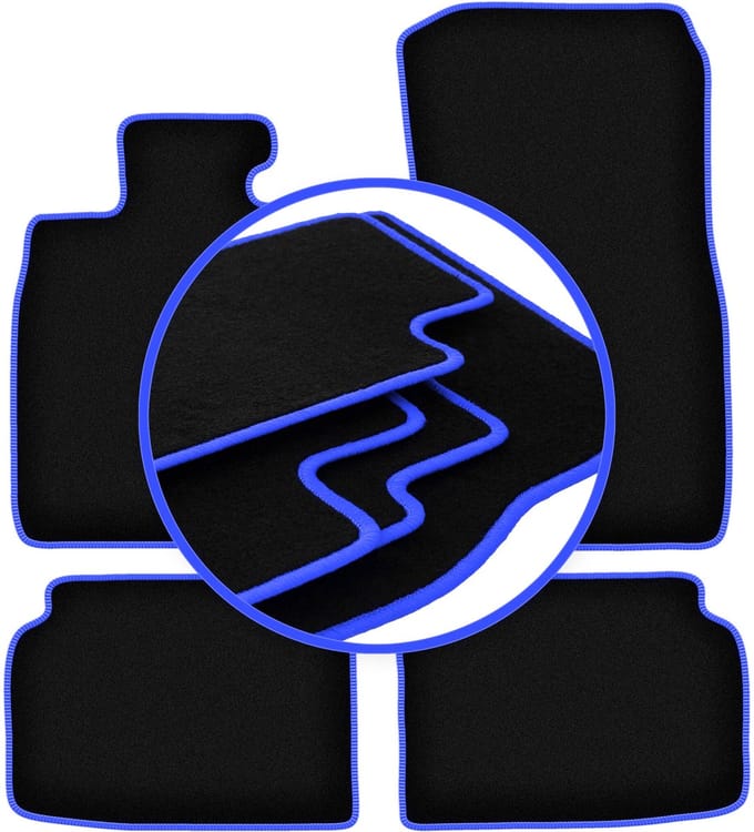 CARLUX-BLUE automatten voor: BMW 7 F01 sedan (2008-2015)