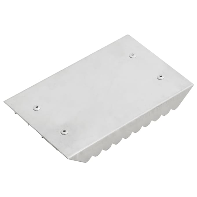 vidaXL - Roskammen - 3 - st - aluminium - zilverkleurig