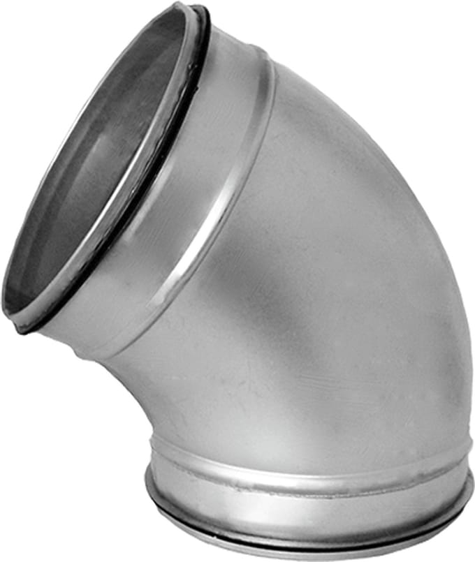 Ronde spiro bocht 60Â° Ã˜ 160mm voor spirobuis