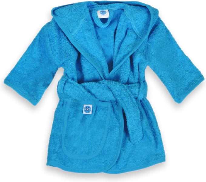 Oexie Badjasje Turquoise 0-12 maanden