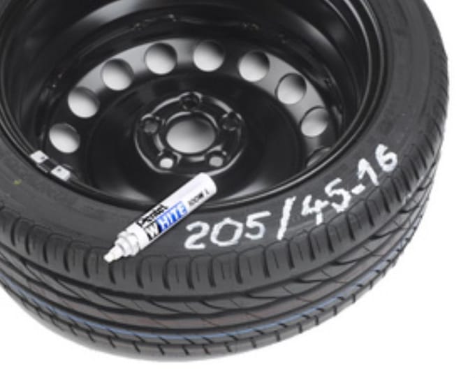 Pentel Paint Marker White schrijfpunt: 2 mm, schrijfbreedte: 1,8 mm
