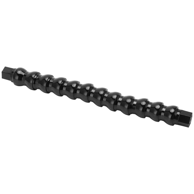 FLW 265 Flexibele Monopod Zwanenhals Klembeugel 1/4in Schroefgaten naar 1/4in Schroef 12 Secties black
