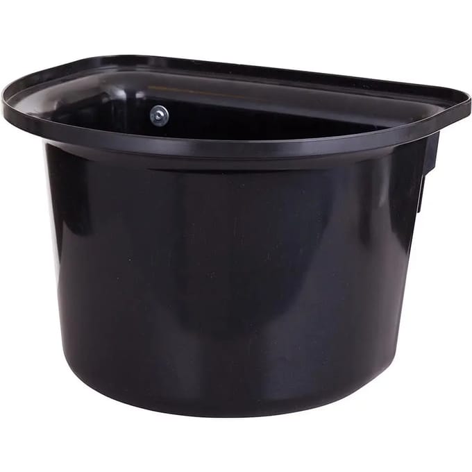 Plastic paardenvoerbak met haken Stubbs