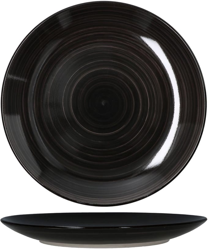 18delige Coffeeblack bordenset 6 personen