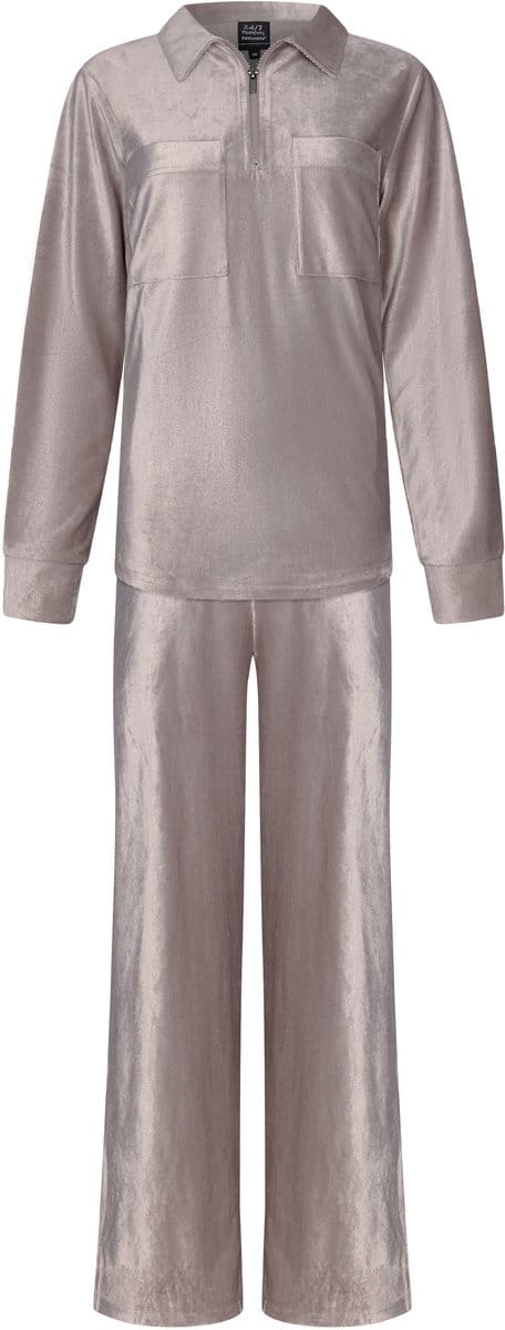 Pastunette Premium - Huispak - Beige - Rib Velours - Maat 40