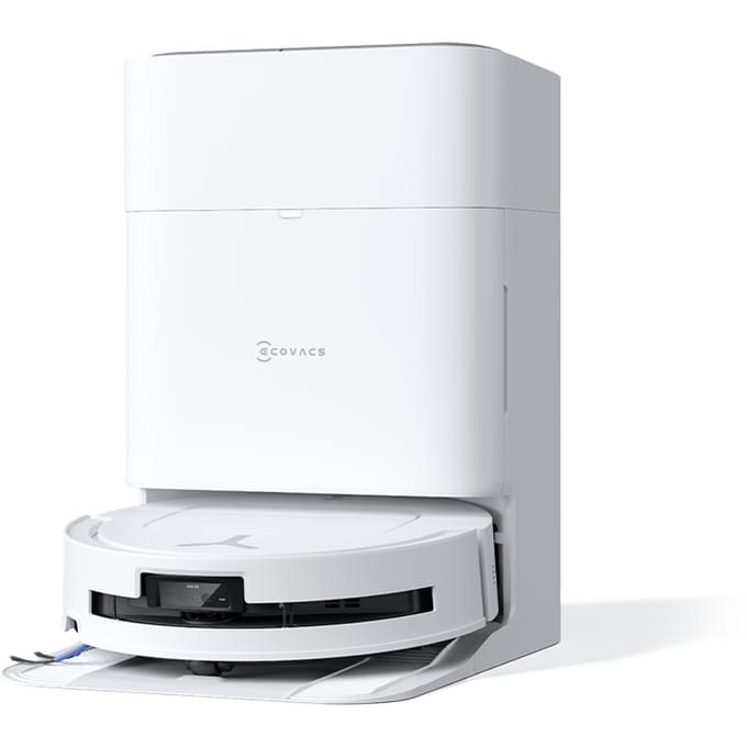 ECOVACS DEX68-13EC Dweil- en zuigrobot Wit Besturing via App, Zakloos, Met dweilfunctie