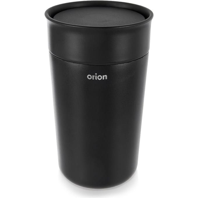 Thermische zwarte stalen beker TERMO 350 ml