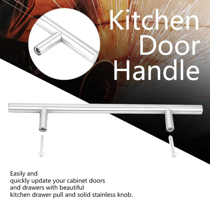 Poignées de porte de cuisine en acier inoxydable pour meubles (250mm)