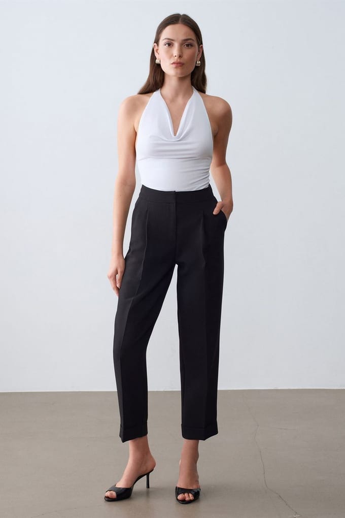 Dames Hoge Taille Rechte Pantalon