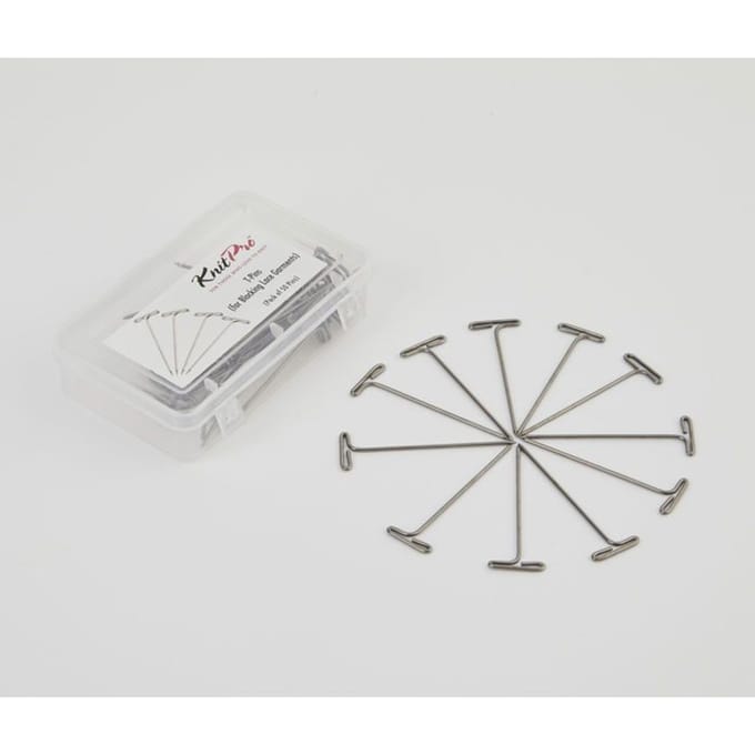 Épingles pour blocage tricot KnitPro 50 pièces Att 10873 argenté