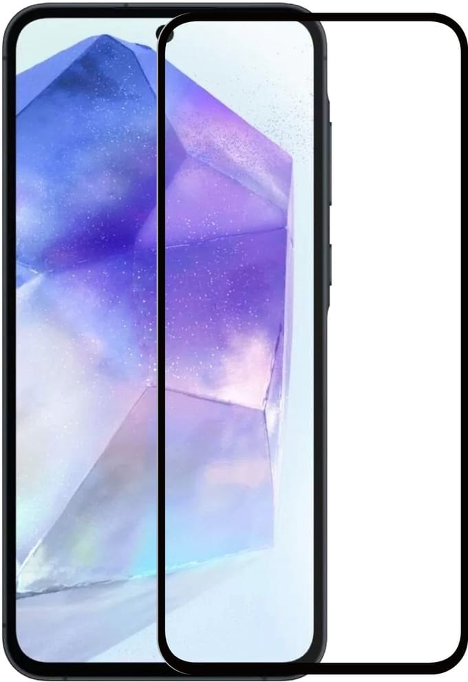 ScreenArmor Full Cover Tempered Glass Screenprotector voor Samsung Galaxy A55 5G