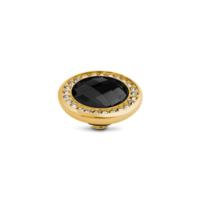 Melano Vivid Crystal CZ Steentje Black Goud
