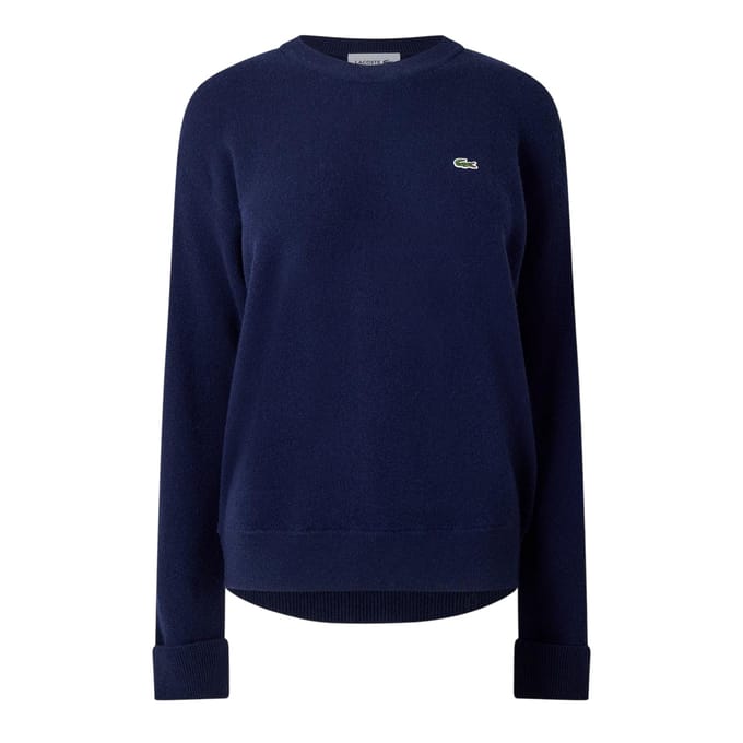 Lacoste Dames/Dames Tricot Trui (Marineblauw)