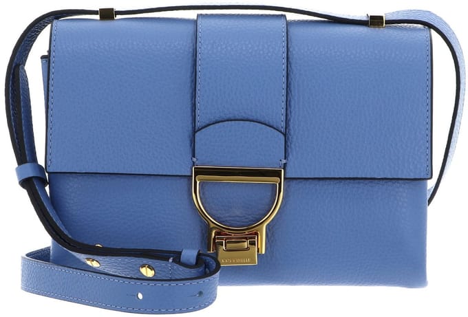 COCCINELLE Leren Schoudertas Arlettis Handbag Azul Blauw