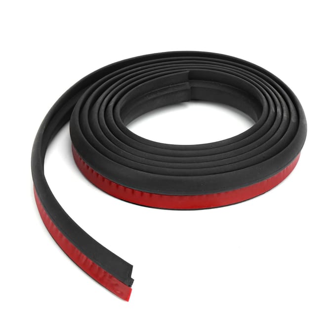 6.6ft Autodeur Afdichtstrip Z-vorm EPDM Geluidsisolatie Weerstrip Universeel voor Auto black