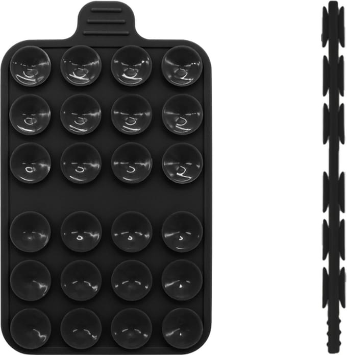 Tectier Dubbelzijdige Zuignap Telefoon Zoals Octobuddy - Zwart