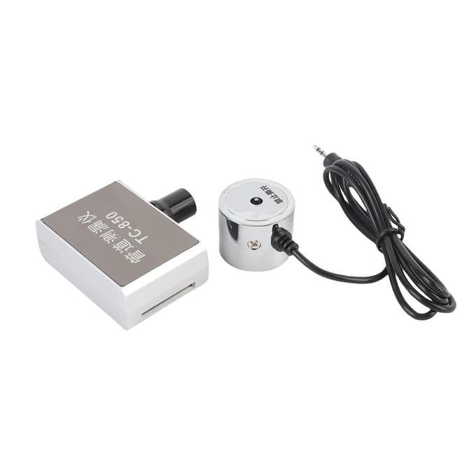 Lekdetector voor Leidingen met Oortelefoon 20000X Versterking Waterleiding Lekdetectie Kit voor Huisbouw white