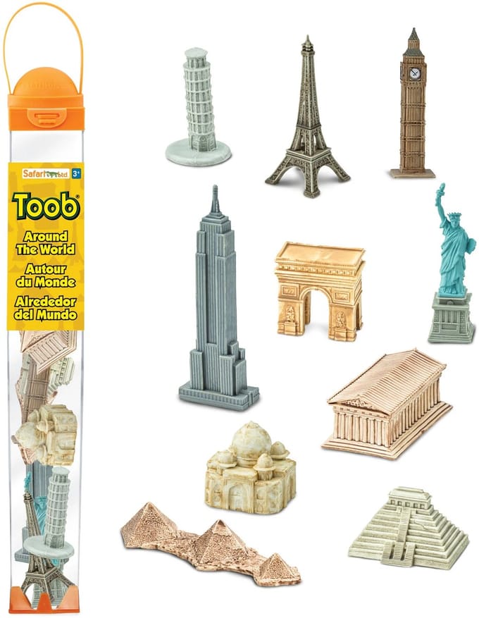 Safari Speelset Around The World Toob Junior 10-delig