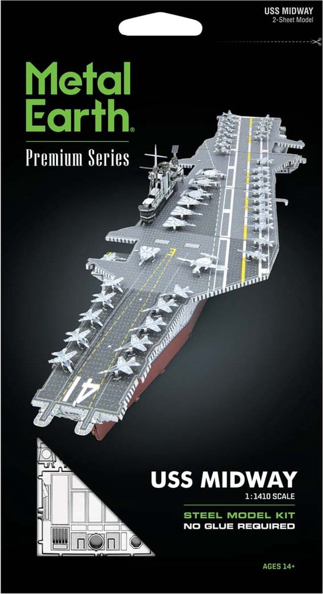 METAAL AARDE USS Midway