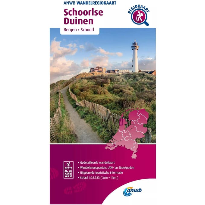 ANWB Wandelkaart Schoorlse Duinen
