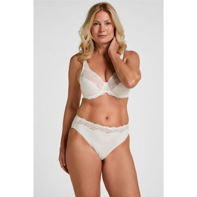 Hunkemöller Dames Lingerie Slip Diva - Wit - maat S
