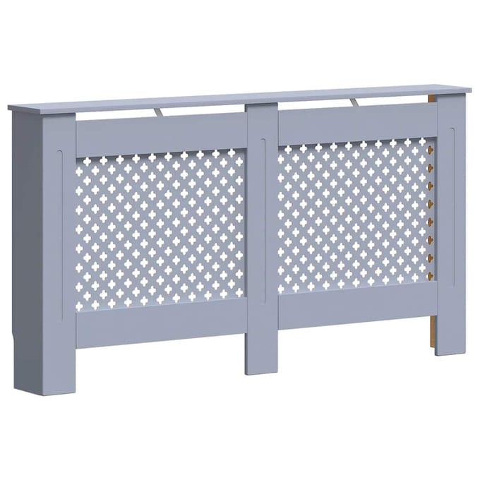 vidaXL Radiatorombouw 152x19x81,5 cm MDF antraciet