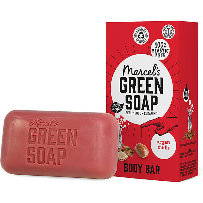 Marcel's Green Soap Body Bar Argan & Oudh - 150 gr