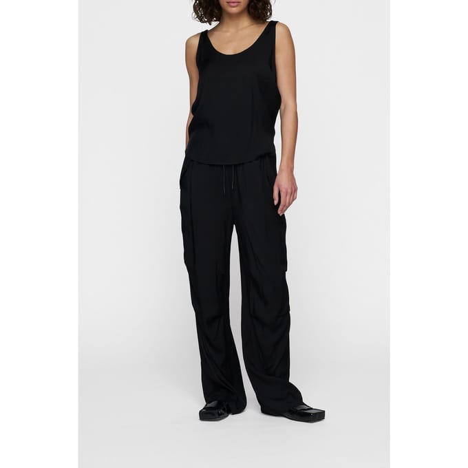 10DAYS Safari Pants Black Größe: M | Ausgestellte Hosen Outlet | Damen | Schwarz