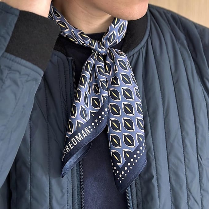 Sir Redman - Sjaals - neckerchief Norman blue - blauw / ecru / geel