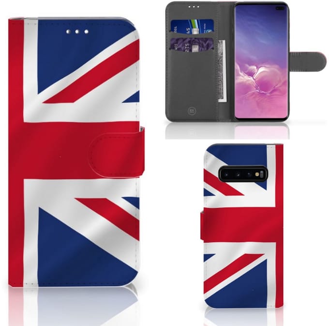 Samsung Galaxy S10 Plus Bookstyle Case Groot-Brittannië
