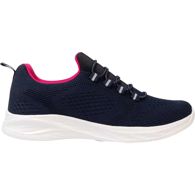 Donnay Dames/Dames Gebreide Platte Trainers (Marine)
