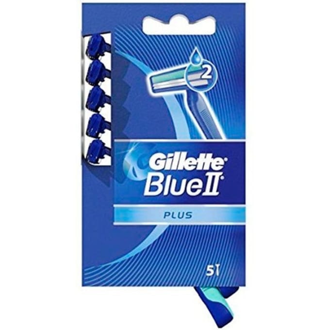 Gillette Wegwerpkrabbers Blauw II 5 stuks