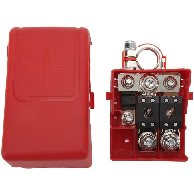 Zekeringkast Accupool 32V 400A Kortsluitbeveiliging Gevoelig Snelle Aansluiting voor Caravans red