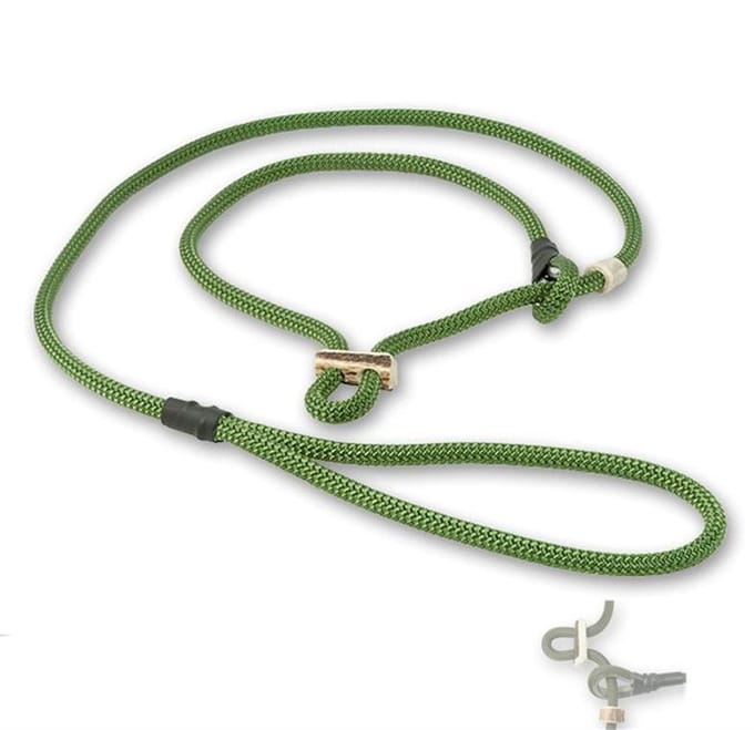 Mystique moxon jachtlijn met Dubbele Stop 8 mm - 150 cm Olijf Groen