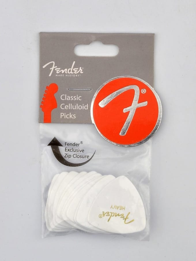 Fender Picks 346 Shell heavy 12er Set Classic Celluloid - Plectrum set