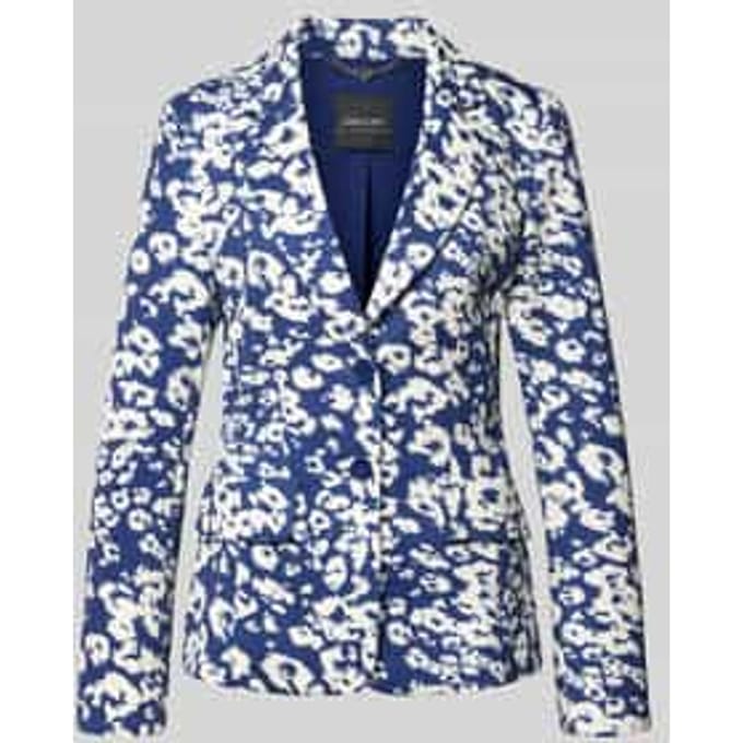 slim fit blazer met klepzakken