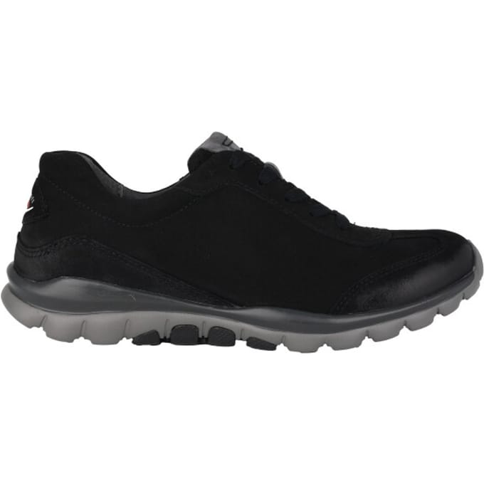 Gabor rollingsoft sensitive 06.965.47 - dames rollende wandelsneaker - Zwart - maat 38 (EU) 5 (UK)