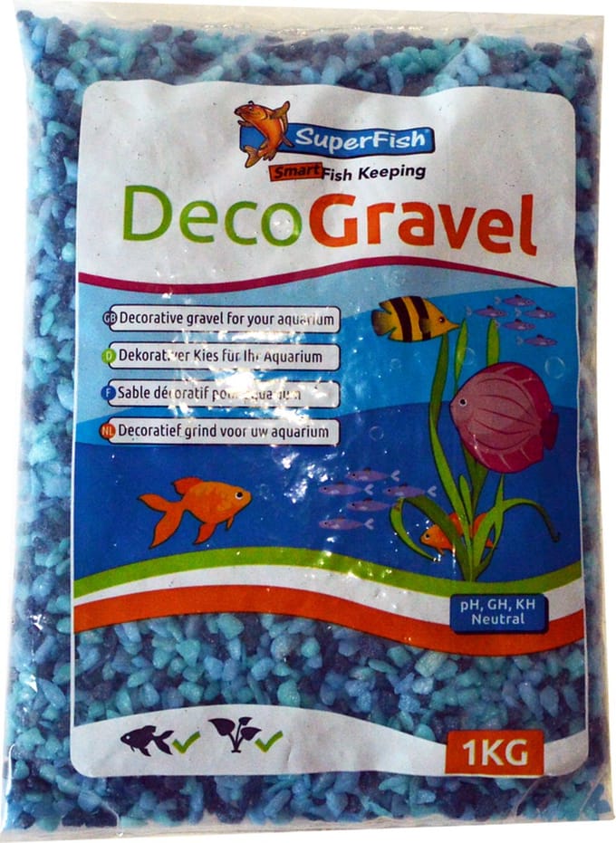 SuperFish Deco Grind Mix Blauw 1KG