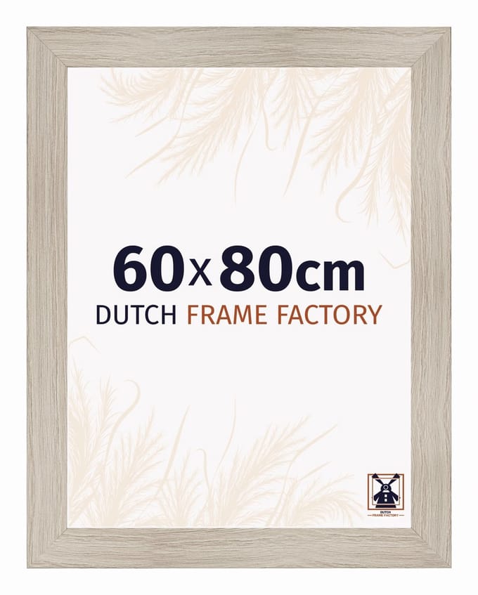 Fotolijst 60x80 cm - MDF - Eiken Licht - Praag