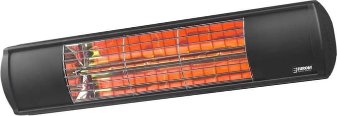 Eurom - Terrasverwarming - Goldsun Aqua 2000 - 2000 Watt - IP55 isolatie - Hangend