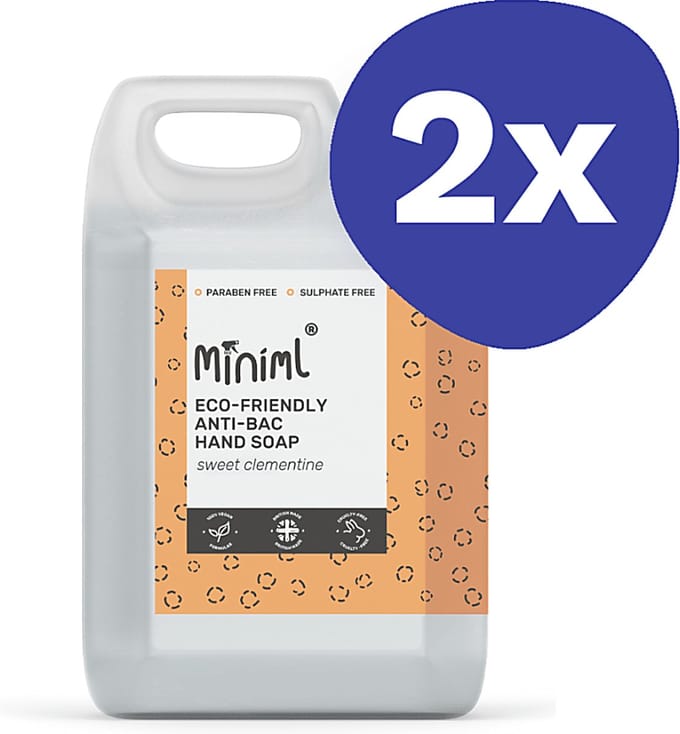 Miniml Anti-BacteriÃ«le Handzeep Zoete Clementine - 5L (2x 5L)