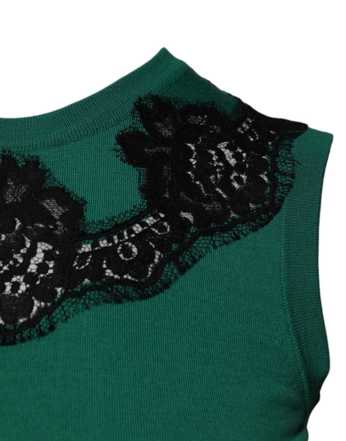 Lacetrim Mouwloze Tricot Top