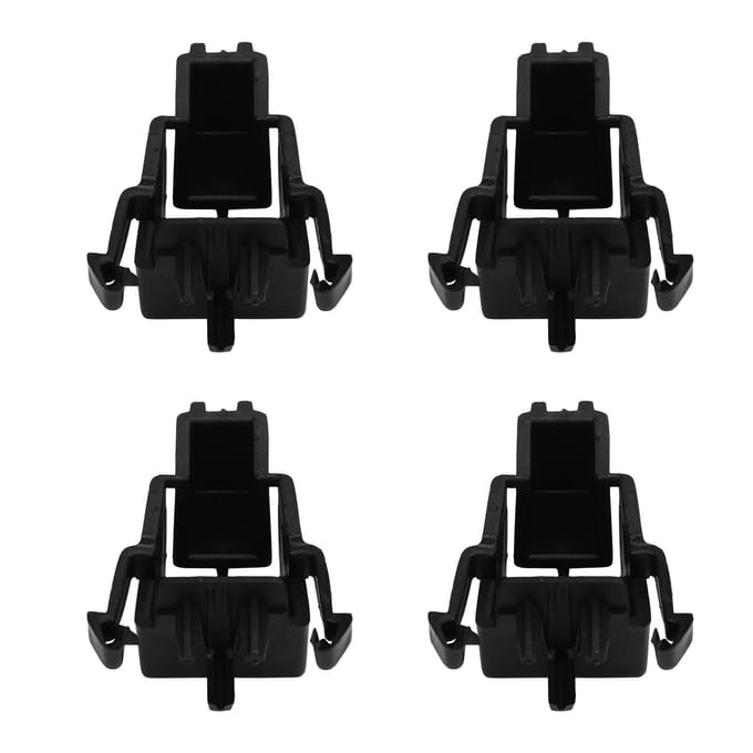 4 Stuks Frunk Clip Versterking 1131205 00 C Stijlvolle Ruimtebesparende Robuuste Kap Steunbeugel Vervanging voor Tesla Model black