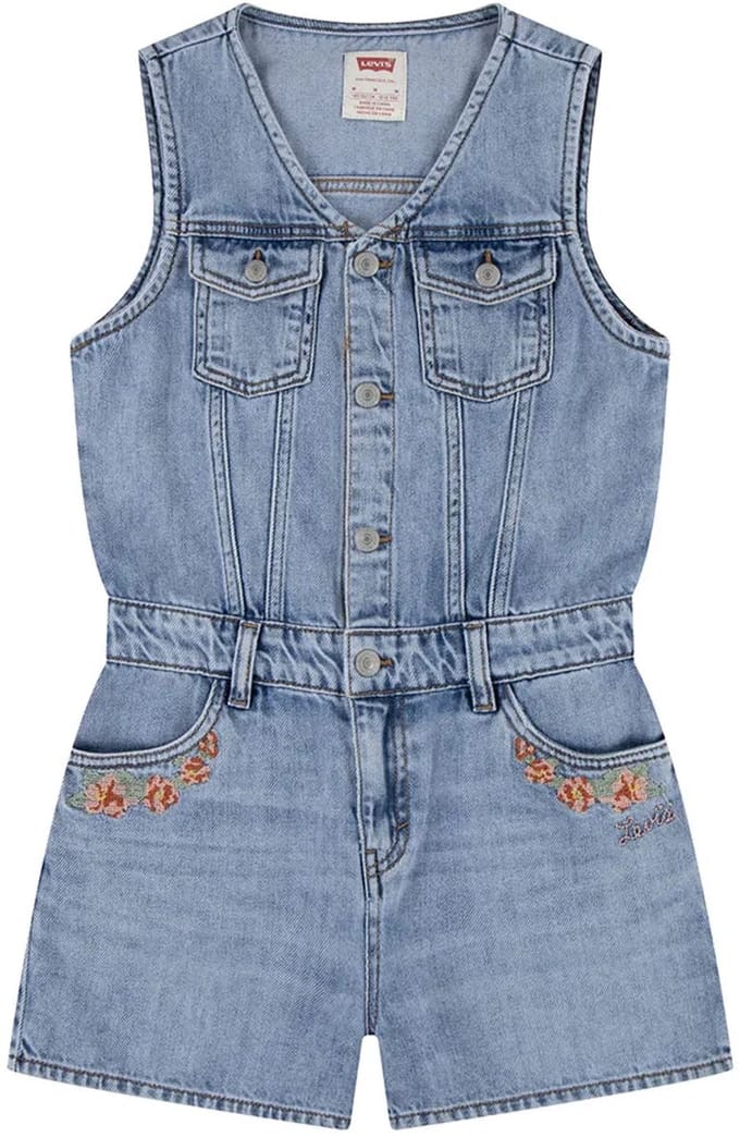 Levi´s ® Kids Denim Vest Blauw 24 Months Meisje