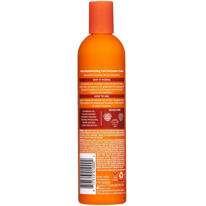 Cantu, beurre de karité, crème hydratante activatrice de boucles, 12 fl oz (355ml)