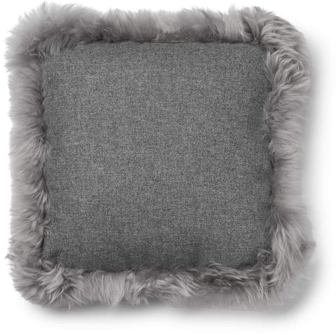 Sheepskin House - Wollen Kussen - LW rand - 52x52 cm