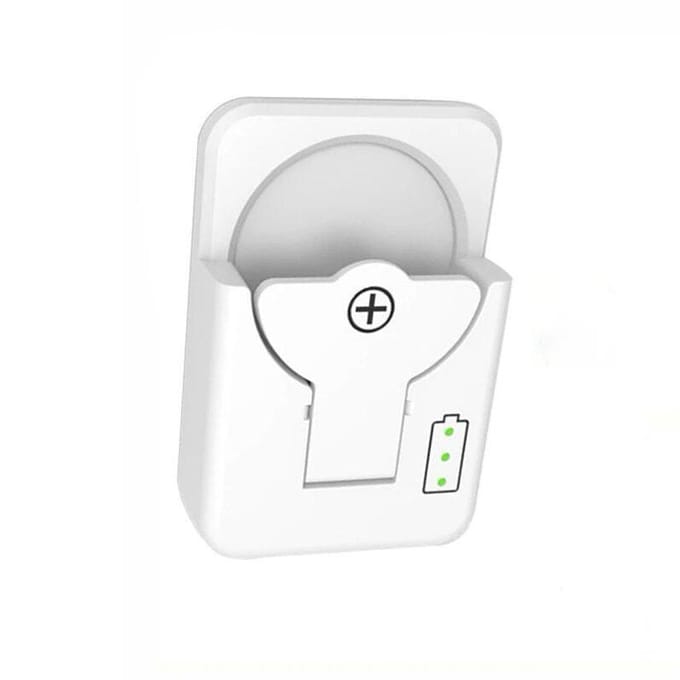 Mini Lithium-knoopcelbatterijlader Draagbare oplaadbare lithiumbatterijlader voor LIR2032 LIR1632 LIR2025 LIR2016-batterij wit